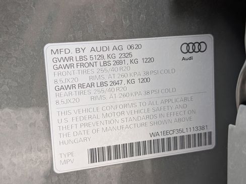 Used 2020 Audi Q3 2.0T Premium Plus w/ Premium Plus Package AWD/4WD image 38
