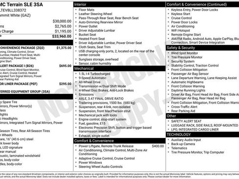 Used 2020 GMC Terrain SLE w/ Driver Convenience Package image 10