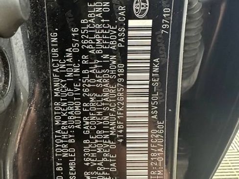 Used 2016 Toyota Camry LE FWD image 30
