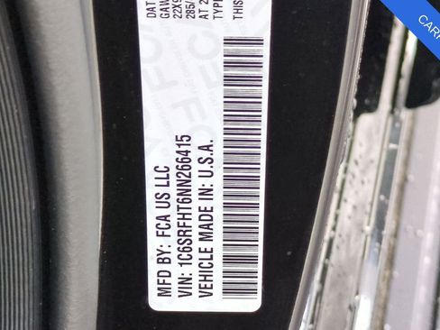 Used 2022 RAM 1500 Limited w/ Body Color Bumper Group image 42