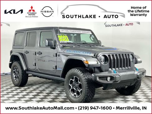Used 2023 Jeep Wrangler Unlimited Rubicon 4xe AWD/4WD image 1