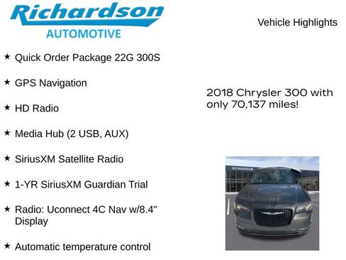 Used 2018 Chrysler 300 S image 10