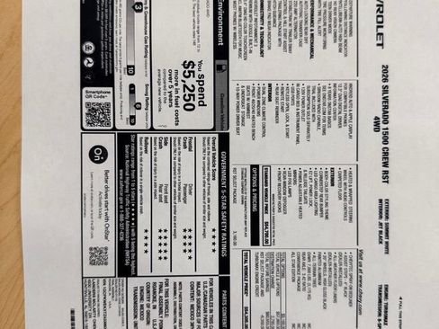 New 2026 Chevrolet Silverado 1500 RST w/ RST Select Package AWD/4WD image 32