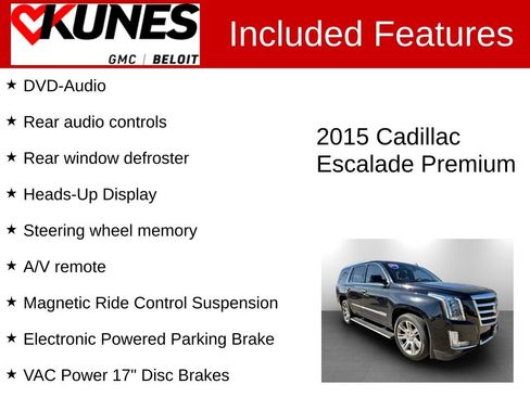 Used 2015 Cadillac Escalade Premium image 3