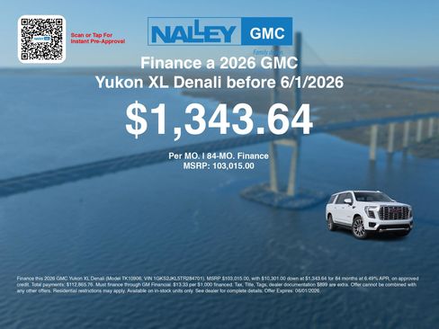 New 2026 GMC Yukon XL Denali AWD/4WD image 7