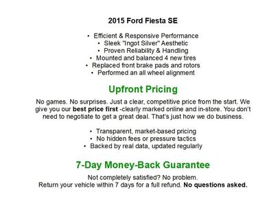 Used 2015 Ford Fiesta SE