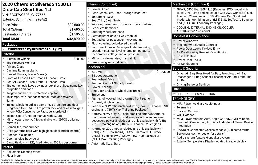 Used 2020 Chevrolet Silverado 1500 LT RWD image 18