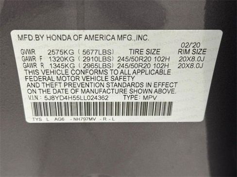 Used 2020 Acura MDX SH-AWD w/ Technology Package image 22