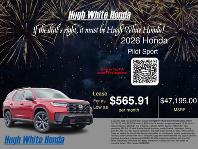 New 2026 Honda Pilot Sport