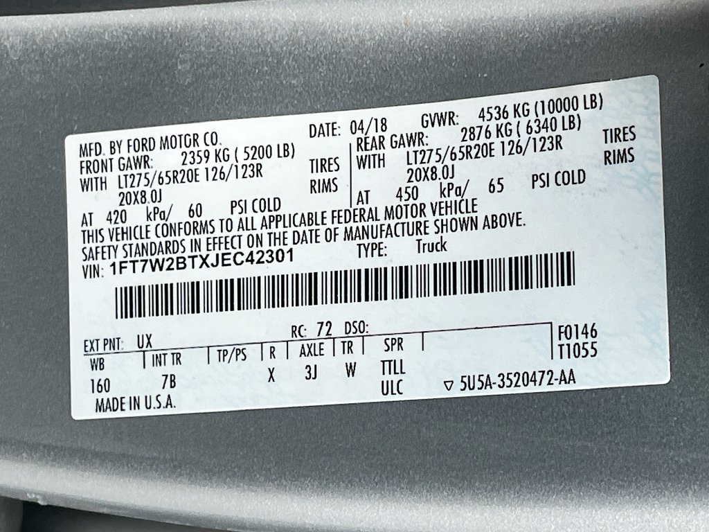 Used 2018 Ford F250 Platinum w/ Platinum Ultimate Package AWD/4WD image 34