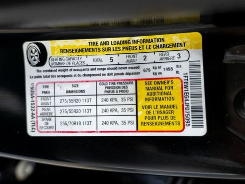 Used 2018 Ford F150 Lariat w/ Equipment Group 502A Luxury AWD/4WD image 62