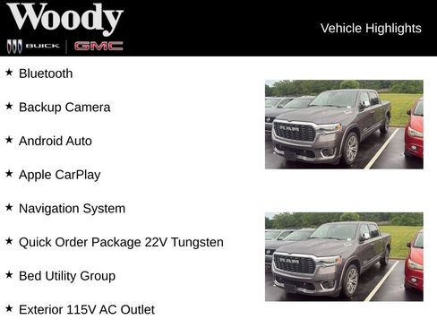 Used 2026 RAM 1500 Tungsten w/ Bed Utility Group AWD/4WD image 3