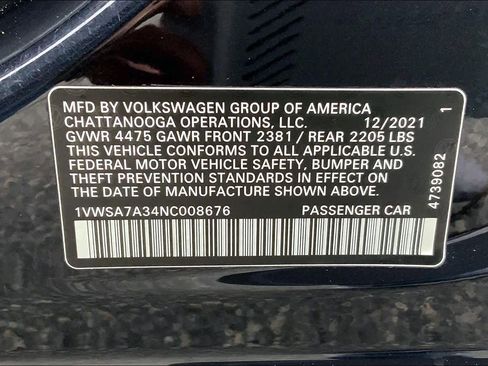 Used 2022 Volkswagen Passat 2.0T SE image 31