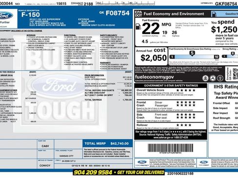 Used 2016 Ford F150 XLT w/ Equipment Group 301A Mid RWD image 25