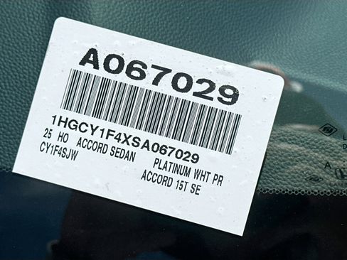 New 2025 Honda Accord SE image 26