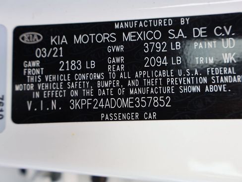 Used 2021 Kia Forte LXS FWD image 35