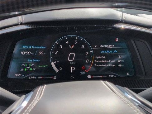 Used 2024 Chevrolet Corvette Z06 w/ Chrome Exterior Badge Package RWD image 10