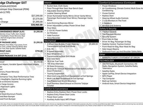 Used 2018 Dodge Challenger SXT w/ Blacktop Package image 34