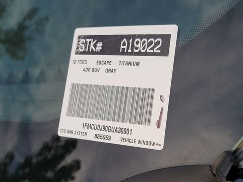 Used 2016 Ford Escape Titanium w/ Equipment Group 301A FWD image 31