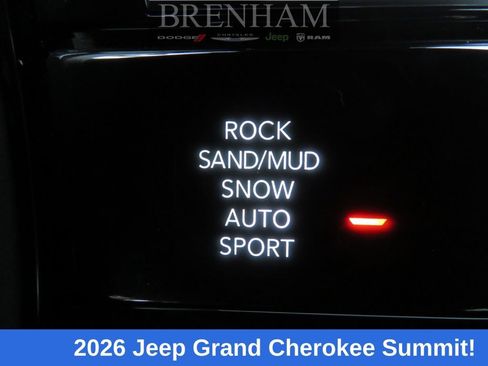 New 2026 Jeep Grand Cherokee Summit w/ Obsidian Package AWD/4WD image 23
