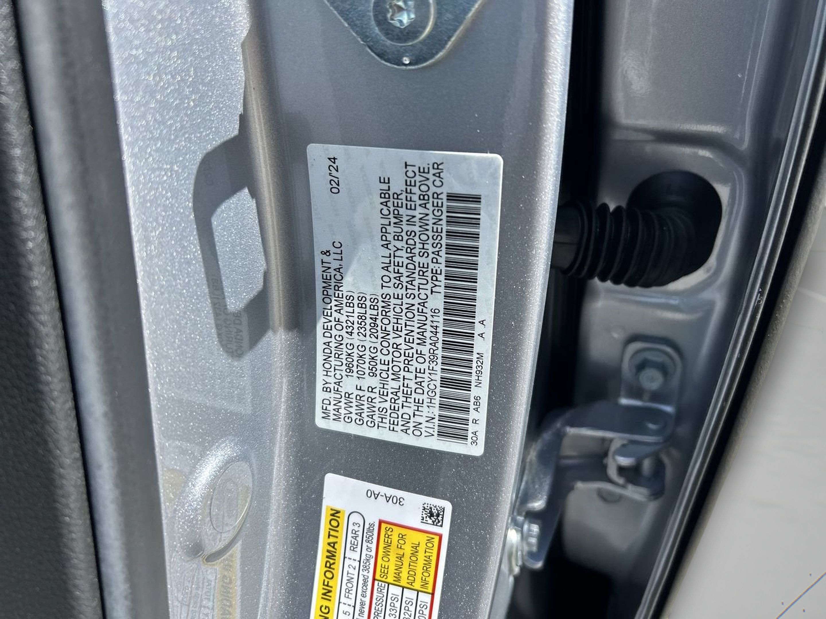 Used 2024 Honda Accord EX image 29
