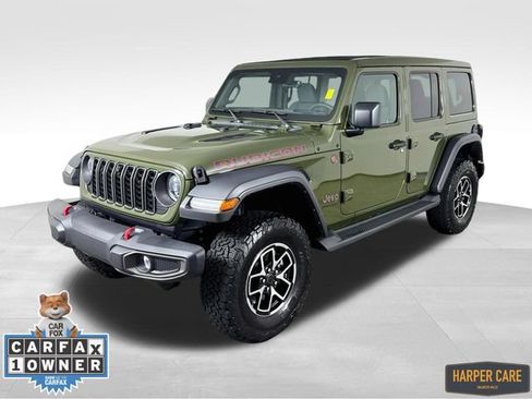 Used 2024 Jeep Wrangler Unlimited Rubicon w/ Technology Group AWD/4WD image 1