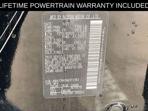 Used 2021 Nissan Armada SL w/ Midnight Edition Package image 42