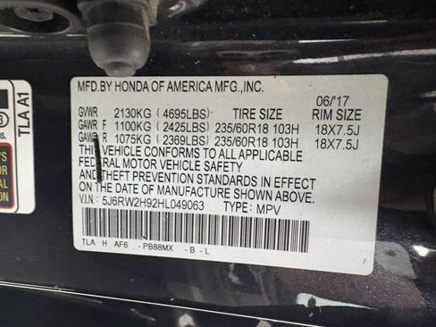 Used 2017 Honda CR-V Touring image 34