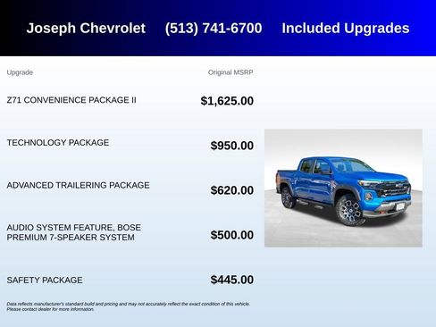Used 2024 Chevrolet Colorado Z71 w/ Z71 Convenience Package 2 AWD/4WD image 5