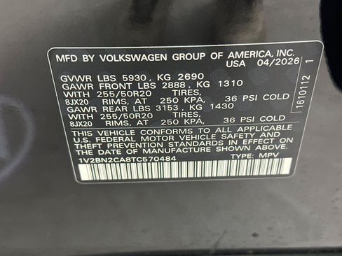 New 2026 Volkswagen Atlas SEL AWD/4WD image 28