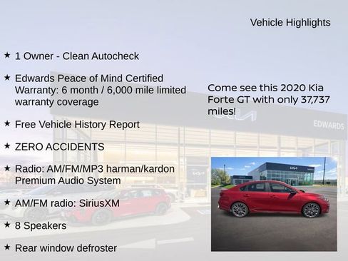 Used 2020 Kia Forte GT FWD image 11