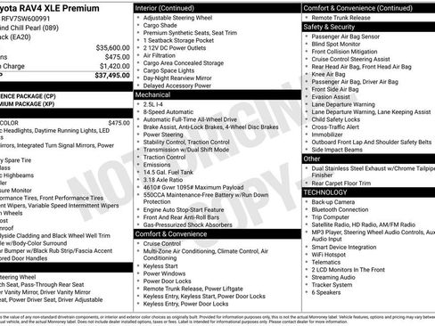 Used 2025 Toyota RAV4 XLE Premium AWD/4WD image 7