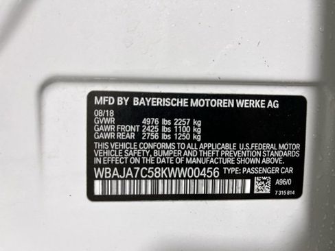 Used 2019 BMW 530i xDrive w/ Premium Package image 27