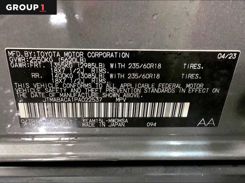 Used 2023 Toyota bZ4X XLE w/ Weather Package image 37