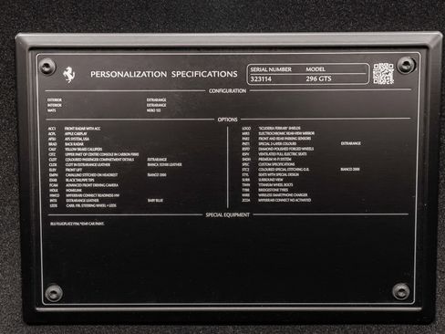Certified 2025 Ferrari 296 GTS RWD image 25