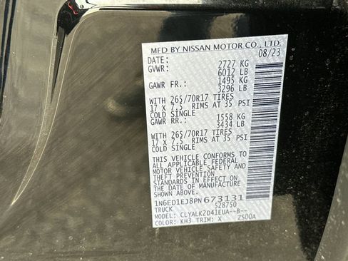 Used 2023 Nissan Frontier Pro-X w/ Tow Package RWD image 26