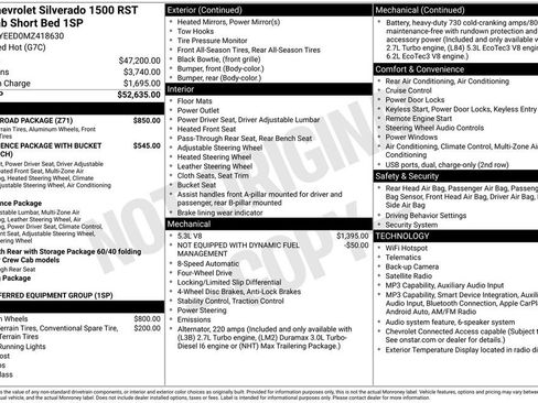 Used 2021 Chevrolet Silverado 1500 RST w/ Z71 Off-Road Package AWD/4WD image 35