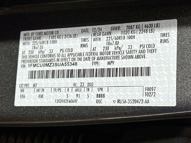 Used 2025 Ford Escape ST-Line w/ Equipment Group 301A FWD image 27