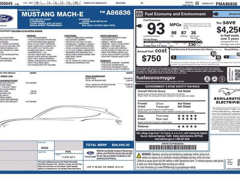 Certified 2023 Ford Mustang Mach-E Select w/ Comfort Package Lite AWD/4WD image 22