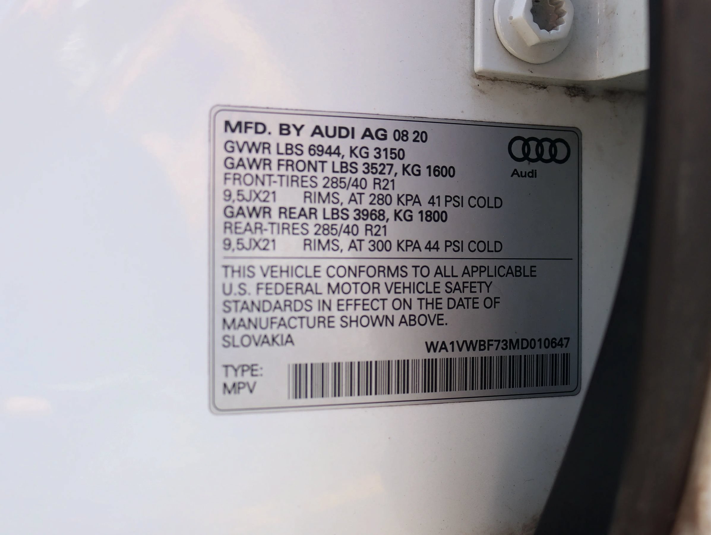 Used 2021 Audi SQ7 Prestige w/ Prestige Package AWD/4WD image 48