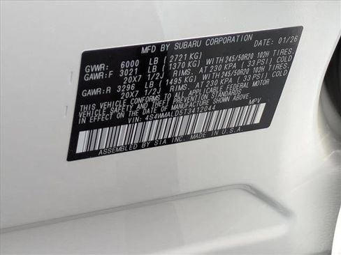 New 2026 Subaru Ascent Bronze Edition image 22