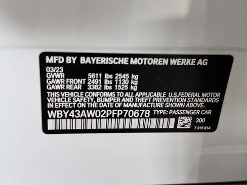 Used 2023 BMW i4 eDrive35 w/ Premium Package RWD image 38