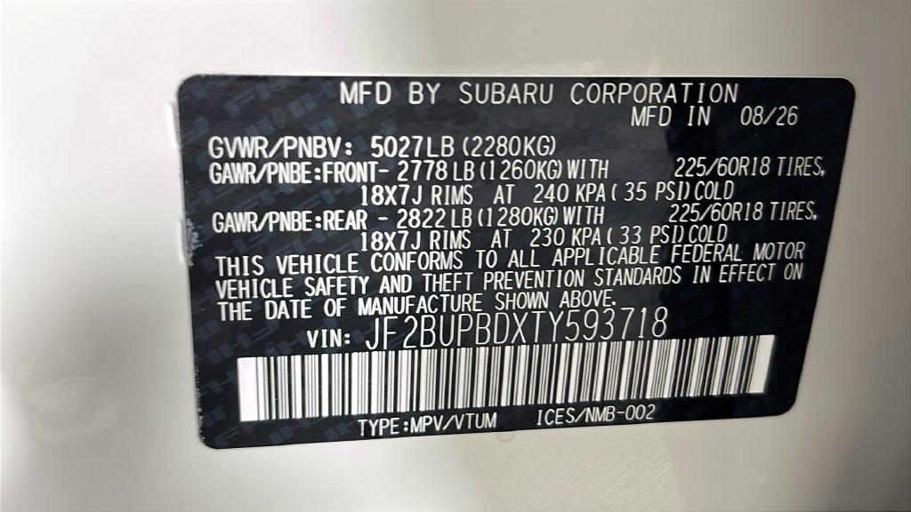 New 2026 Subaru Outback Premium AWD/4WD image 40