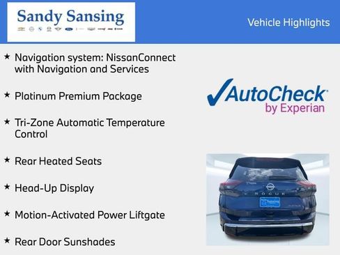 Used 2024 Nissan Rogue Platinum w/ Platinum Premium Package FWD image 7