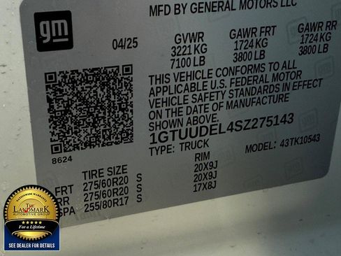 Used 2025 GMC Sierra 1500 SLT w/ SLT Premium Plus Package image 24