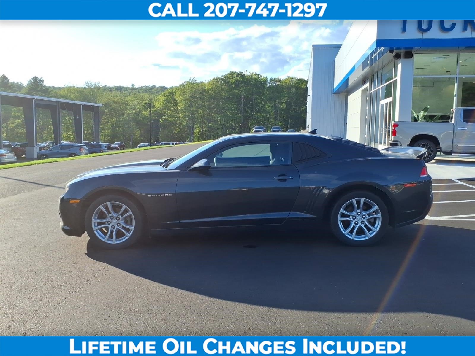 Used 2015 Chevrolet Camaro LS w/ Black Rally Stripe Package RWD image 9