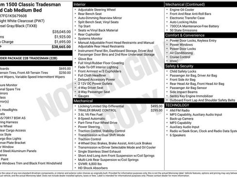 Used 2019 RAM 1500 Tradesman AWD/4WD image 15