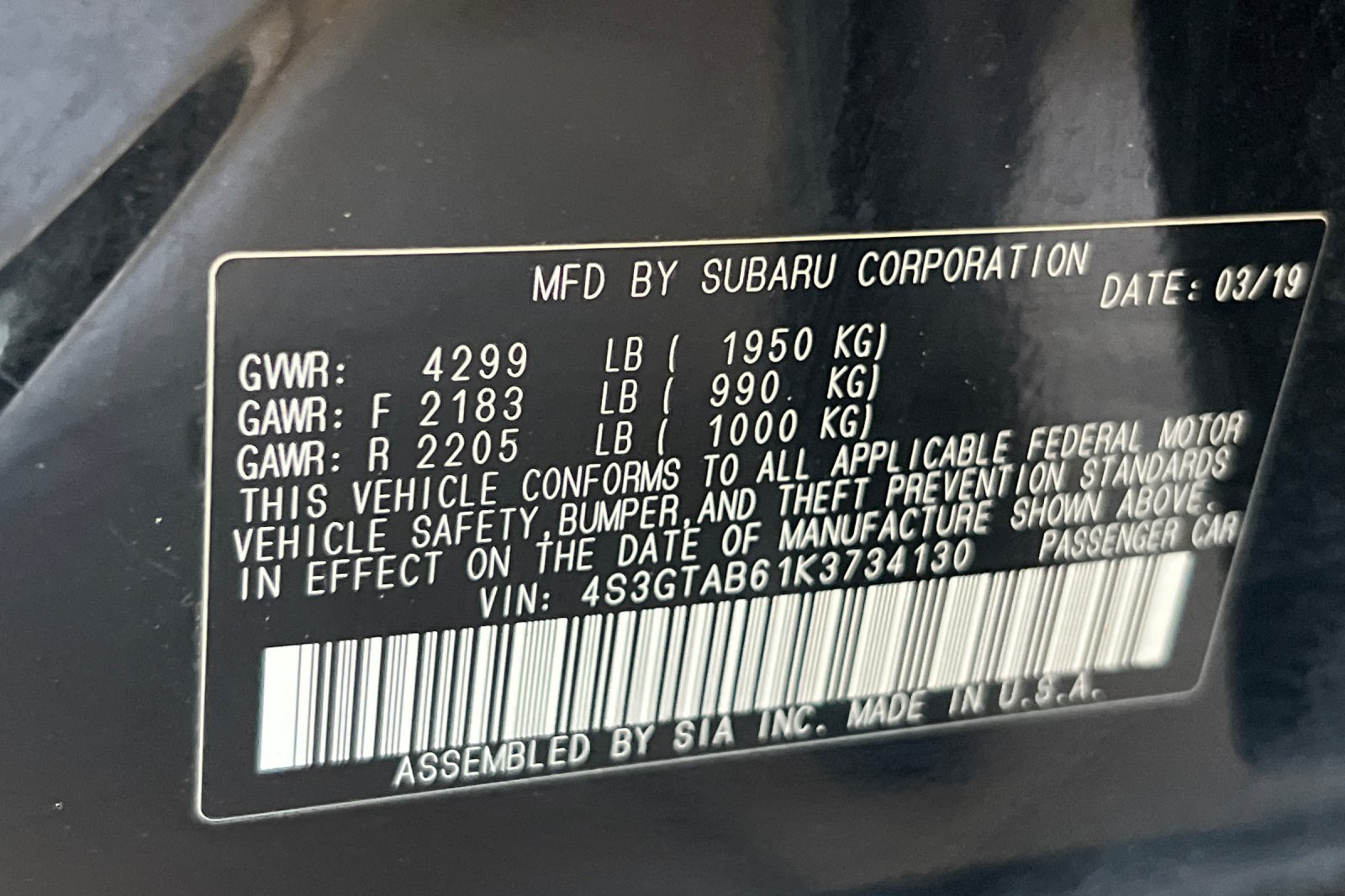 Used 2019 Subaru Impreza 2.0i w/ Eyesight AWD/4WD image 26