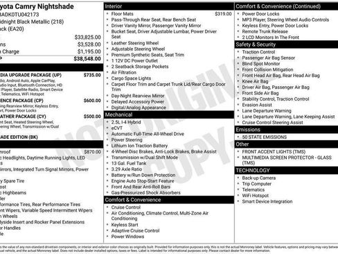 New 2026 Toyota Camry SE Nightshade w/ Multimedia Upgrade Package image 35