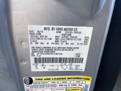 Used 2014 Ford F150 Raptor w/ Equipment Group 801A Luxury AWD/4WD image 36